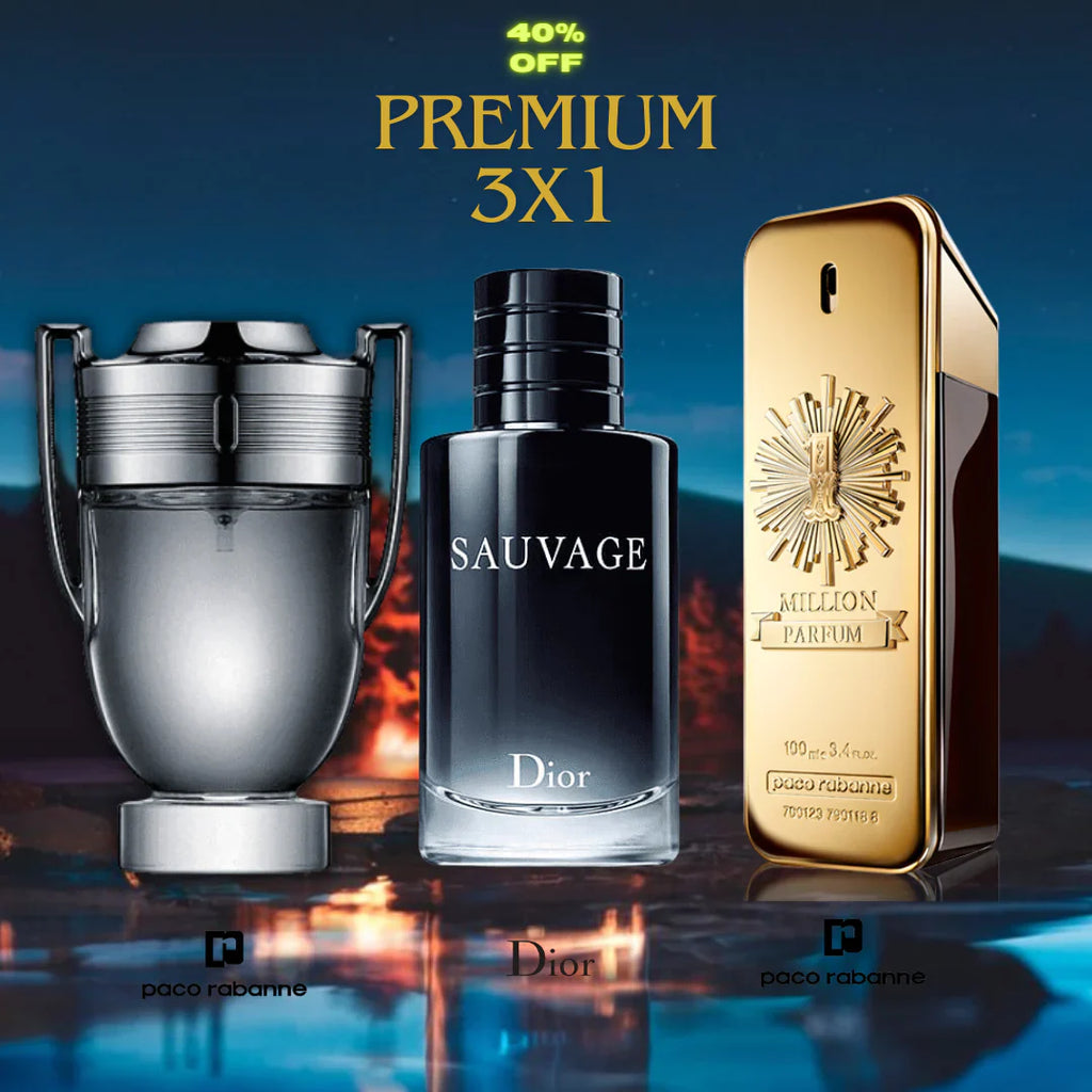 3X1 COMBO FRAGANCIAS MASCULINAS - Inspirados en los mejores perfumes